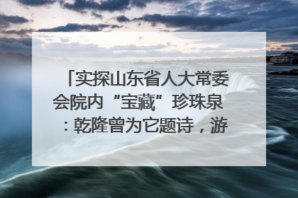 实探山东省人大常委会院内“宝藏”珍珠泉：乾隆曾为它题诗，游客无需预约免费游览